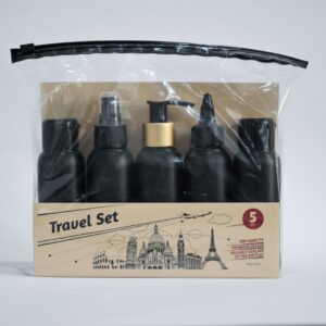 Travel set bottles - Black